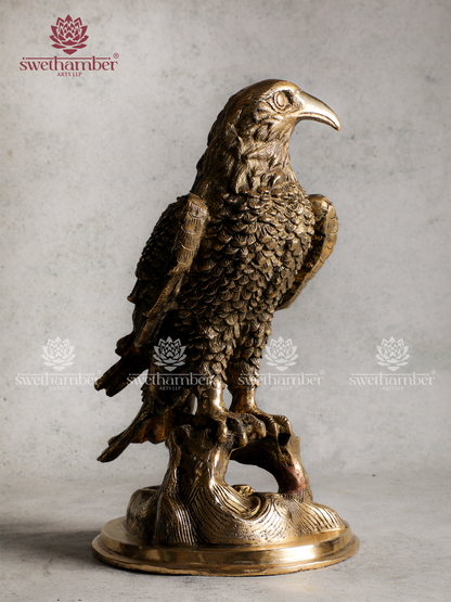 Brass Eagle Statue for Home & Office Decor | Symbol of Strength & Success