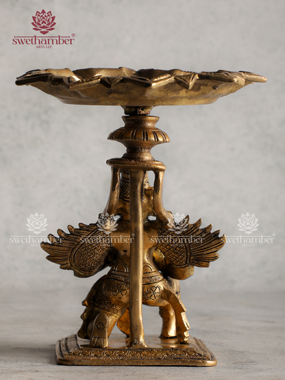 Brass Garuda Deepa | Traditional Garuda Oil Lamp for Pooja, Vastu & Protection