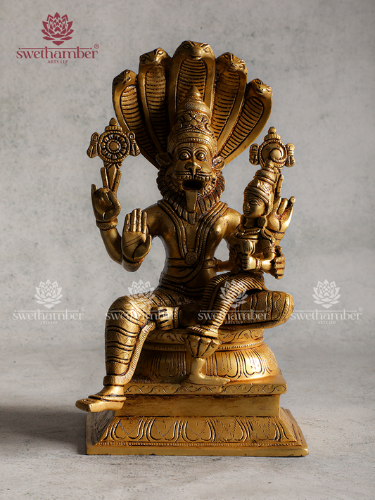 Divine Lakshmi Narasimha Swamy Statue for Home