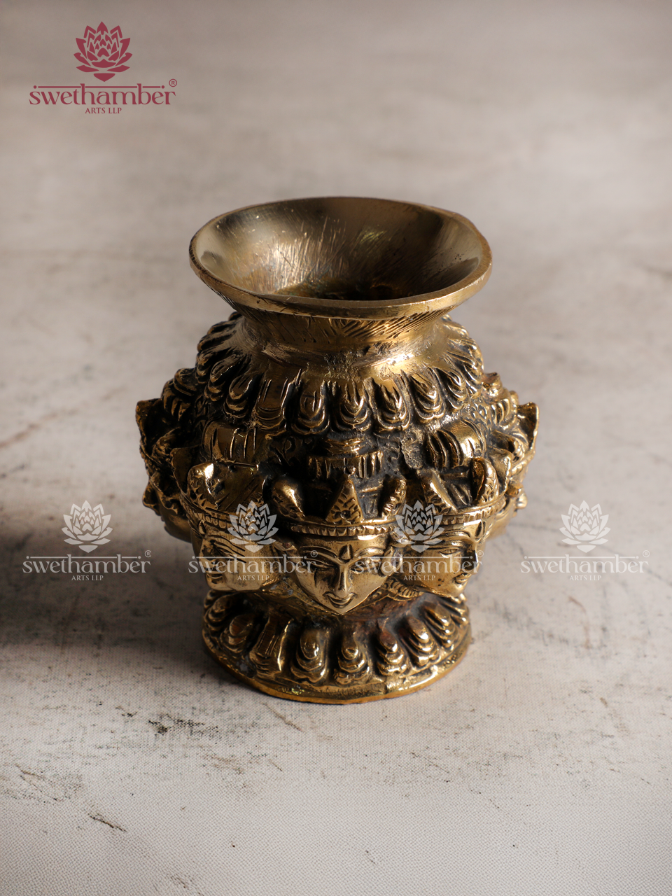 Brass Kalash Pot for Pooja | Wedding & Housewarming Kalash
