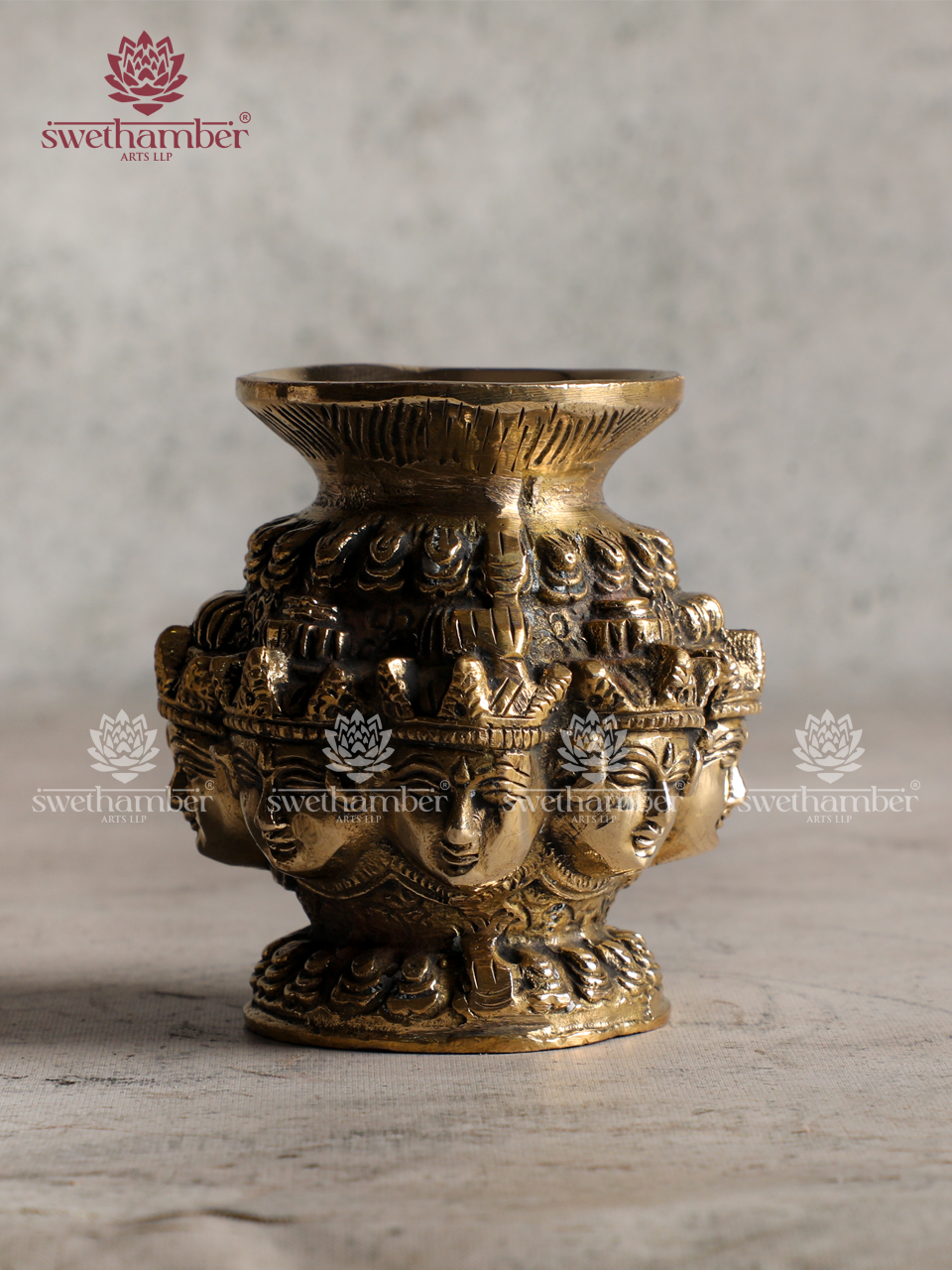 Brass Kalash Pot for Pooja | Wedding & Housewarming Kalash