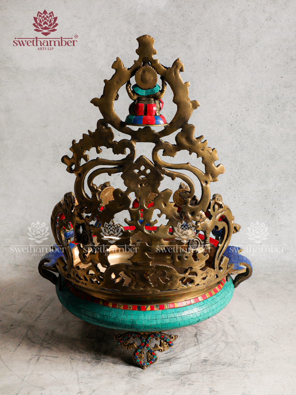 Auspicious Ganesha Urli & Musical Set for Home Décor