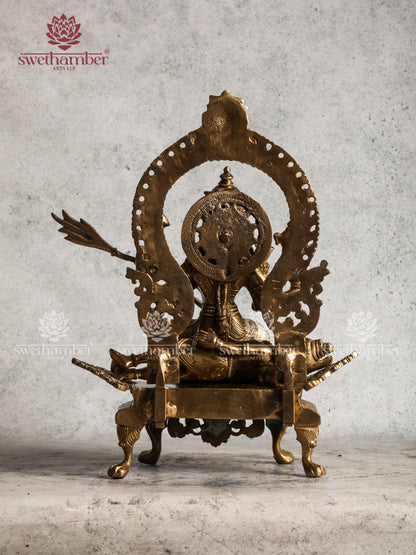 Sri Lalitha Tripura Sundari Idol in Bronze | Traditional Devi Murti