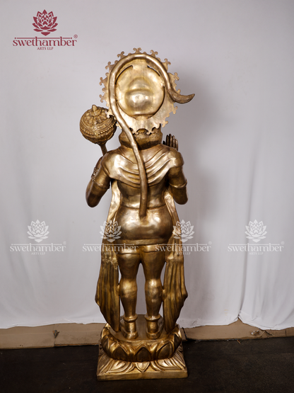 78 Inch Large Standing Blessing Hanuman Statue – Divine Hindu God Idol for Temple & Home Decor