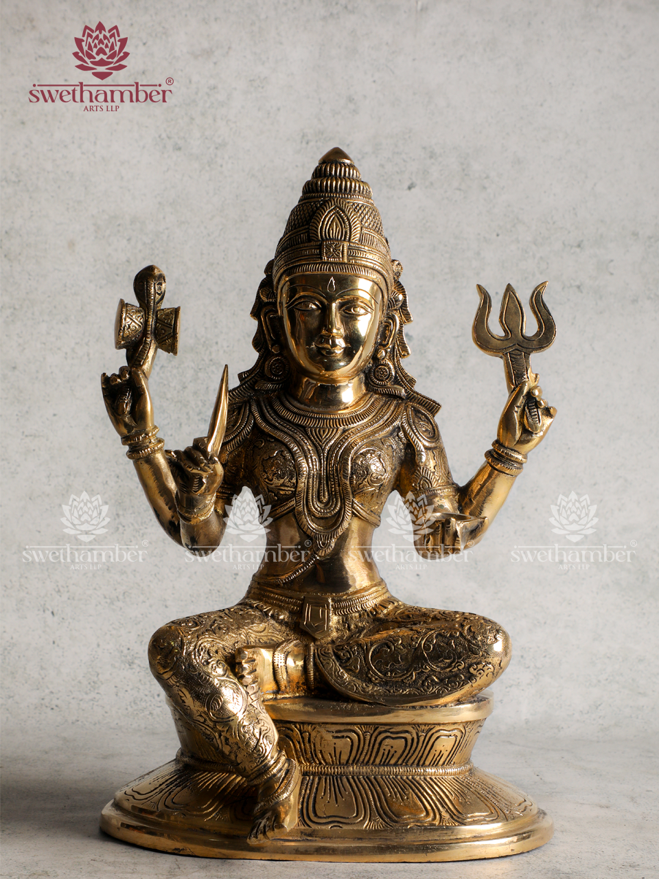 Brass Mariyamma Amman Idol | Traditional South Indian Goddess Statue