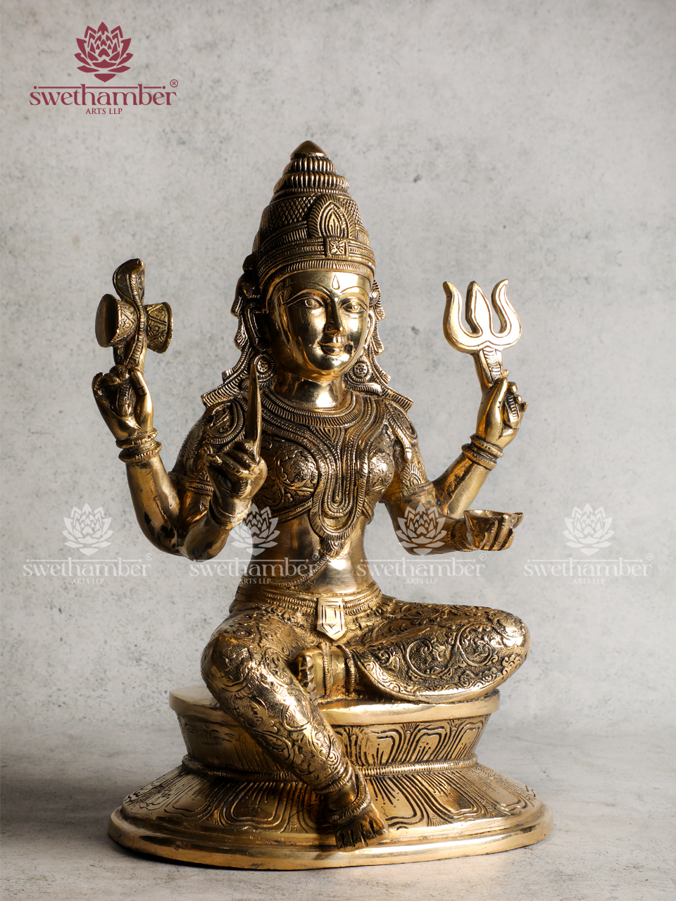 Brass Mariyamma Amman Idol | Traditional South Indian Goddess Statue