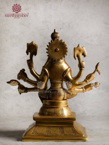 Brass Varahi Devi Idol | Sri Varahi Amman Statue for Protection, Power & Vastu