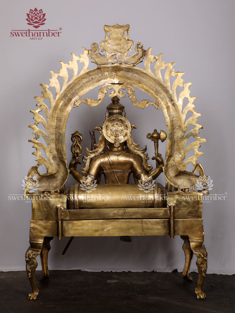 Rajarajeshwari Devi Bronze Idol | Goddess Lalita Tripurasundari Statue for Home & Temple
