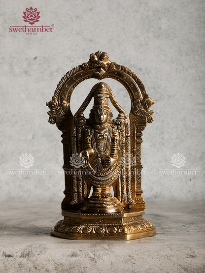 Bronze Balaji Idol – Lord Venkateshwara Statue