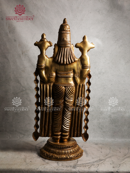 Super Fine Brass Lord Venkateswara / Balaji statue
