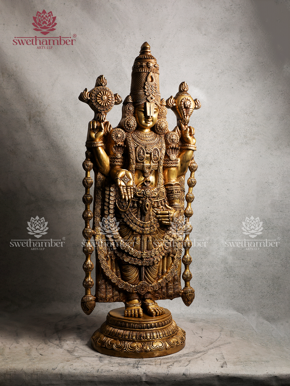 Super Fine Brass Lord Venkateswara / Balaji statue