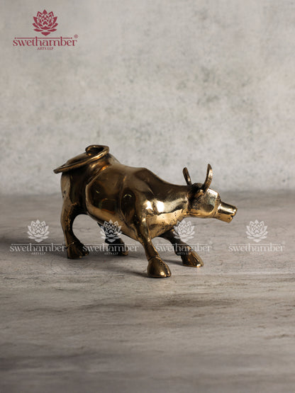 BRASS BULL STATUE