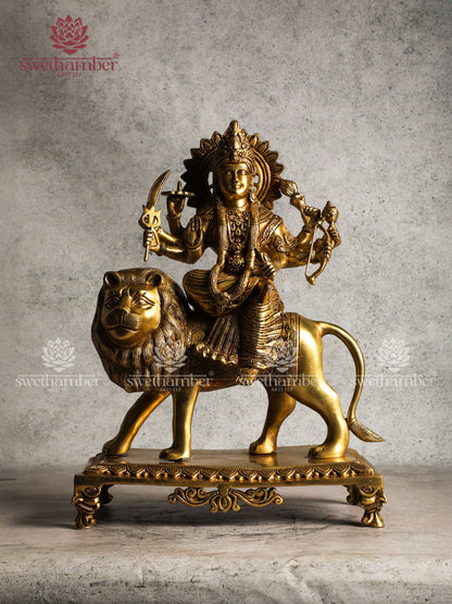 Durga Maa Brass Statue