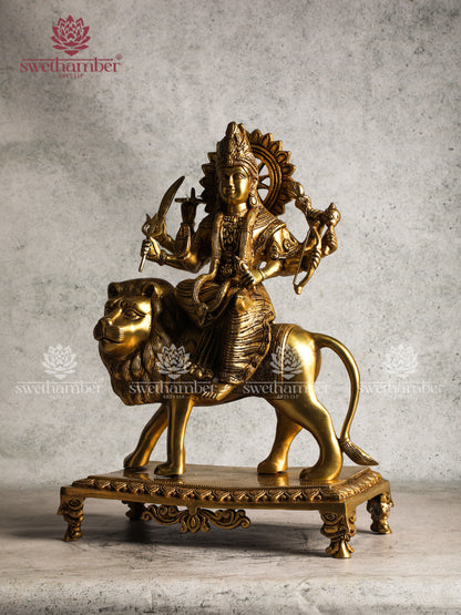 Durga Maa Brass Statue