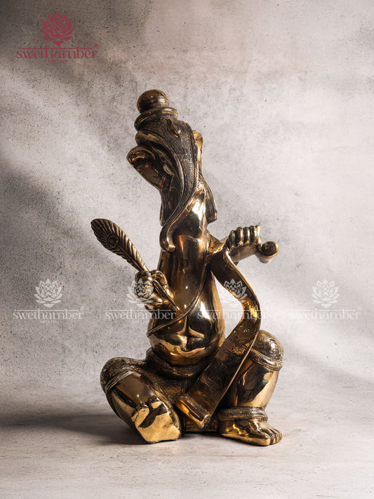 Brass Vidyaganapati – Lord of Knowledge and Learning