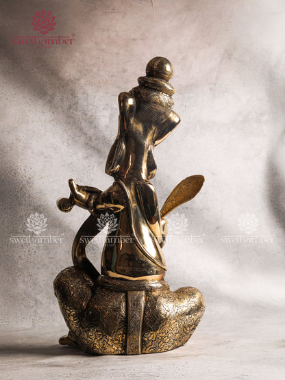 Brass Vidyaganapati – Lord of Knowledge and Learning