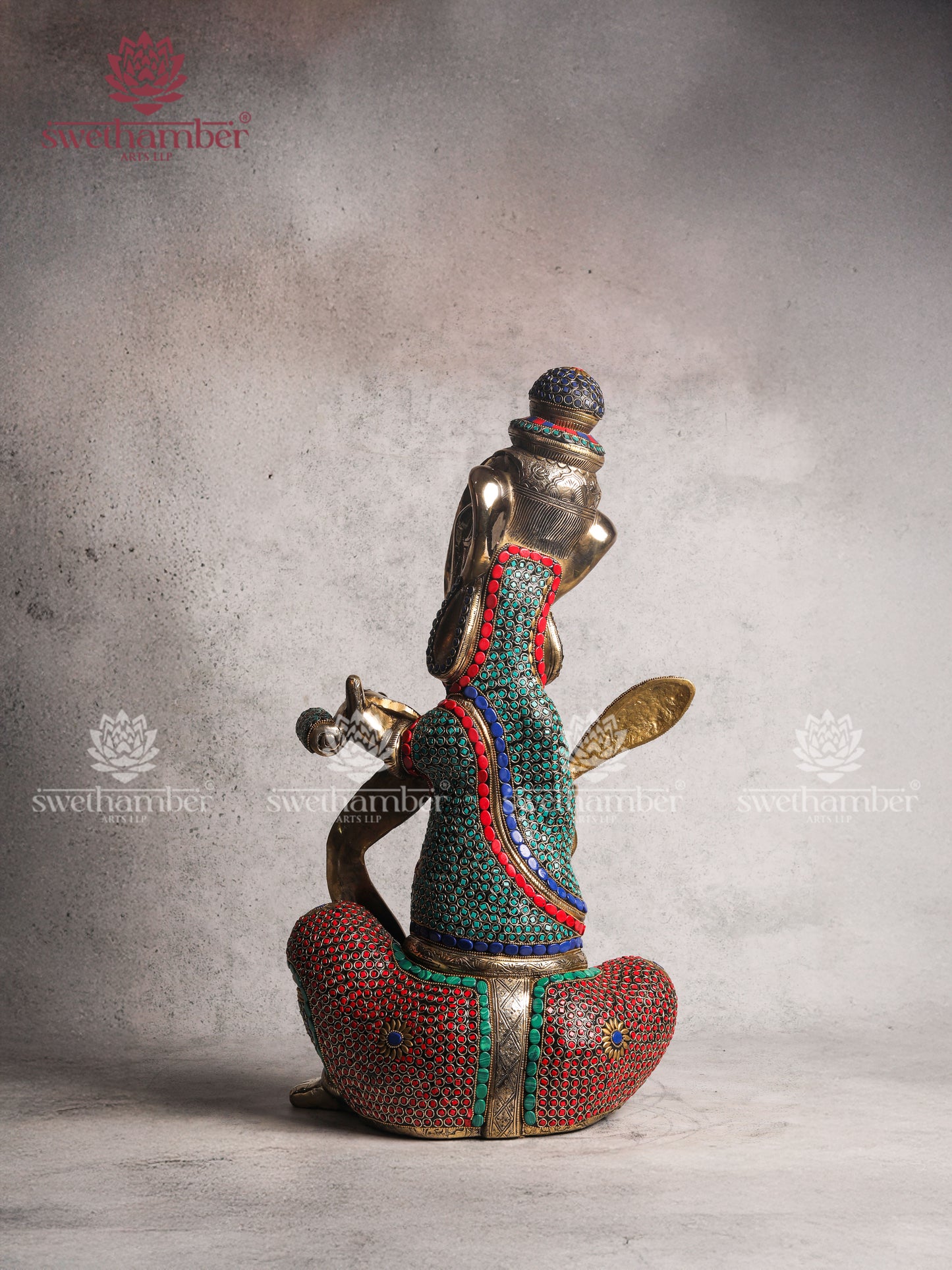 Brass Vidyaganapati / Ganesha – Lord of Knowledge and Learning