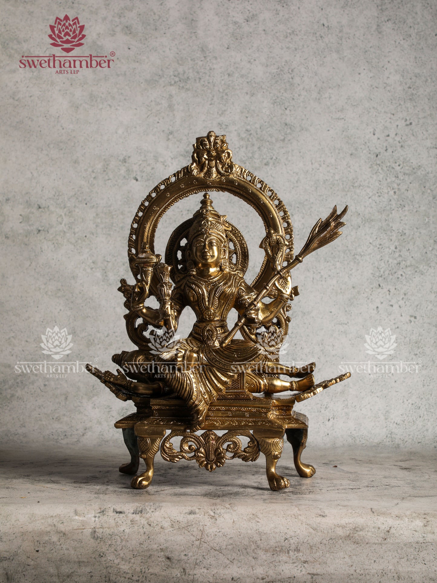 Sri Lalitha Tripura Sundari Idol in Bronze | Traditional Devi Murti
