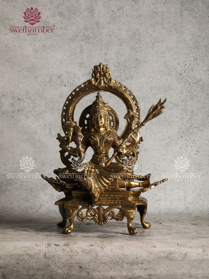Sri Lalitha Tripura Sundari Idol in Bronze | Traditional Devi Murti