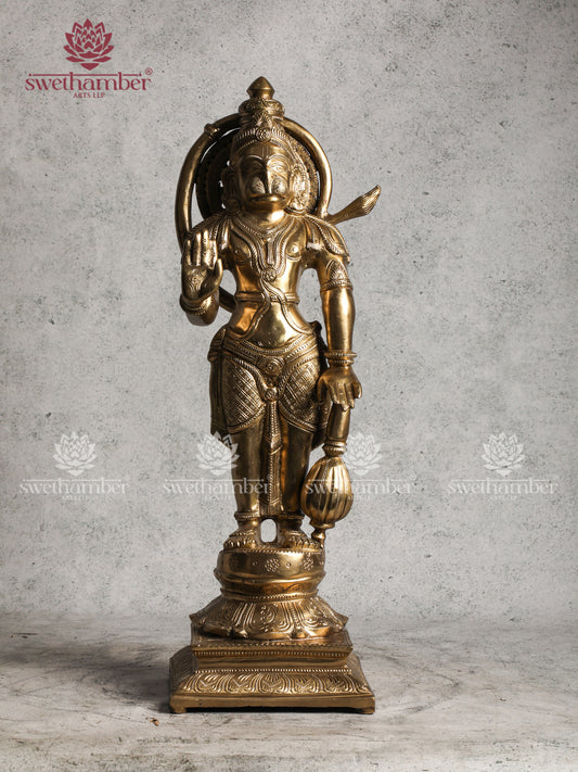 Bronze Standing Hanuman Statue