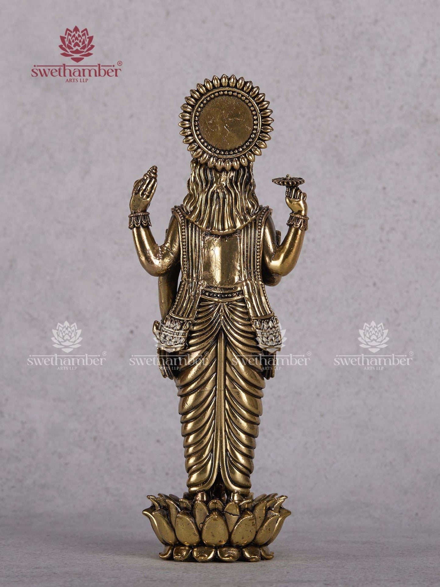 Traditional Standing Vishnu Idol without Sheshnag