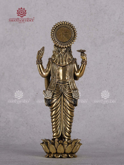 Traditional Standing Vishnu Idol without Sheshnag