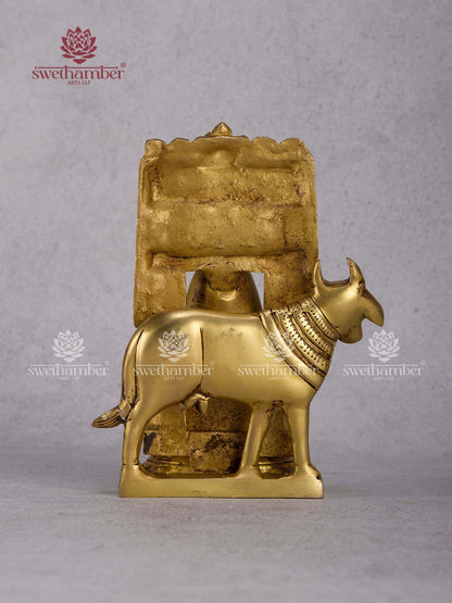 Sri Raghavendra Swamy Brindavan Statue in Pure Brass