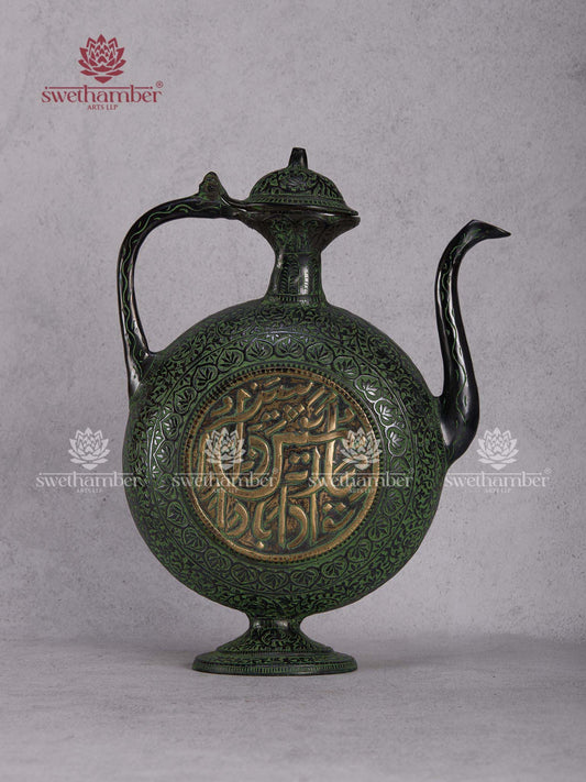 Decorative Brass Surai – Traditional Antique Water Pitcher Showpiece for Home Décor