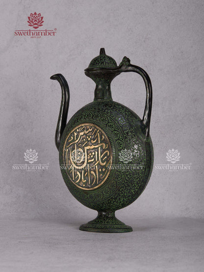 Decorative Brass Surai – Traditional Antique Water Pitcher Showpiece for Home Décor