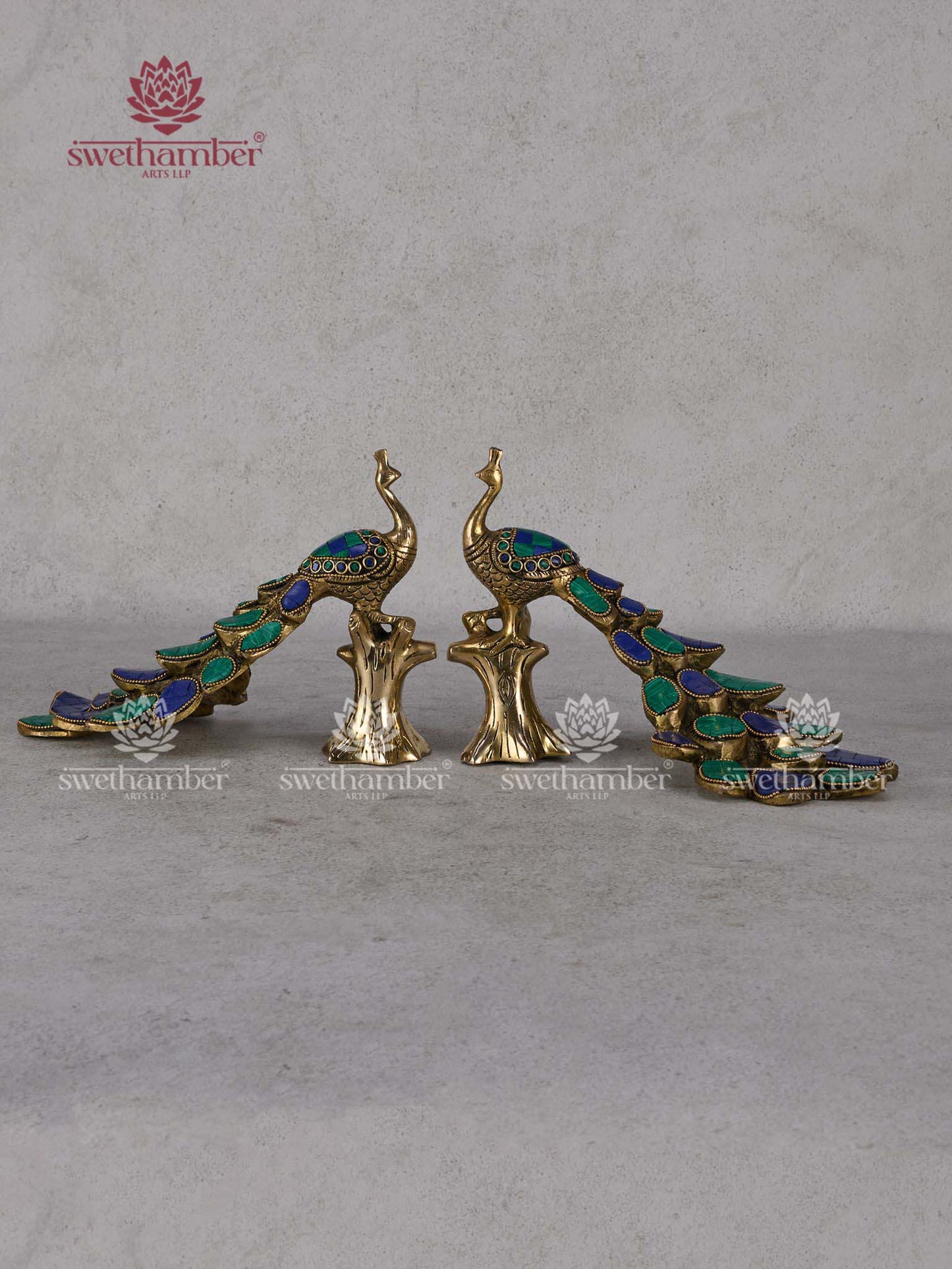 Decorative  Brass Peacock Showpiece