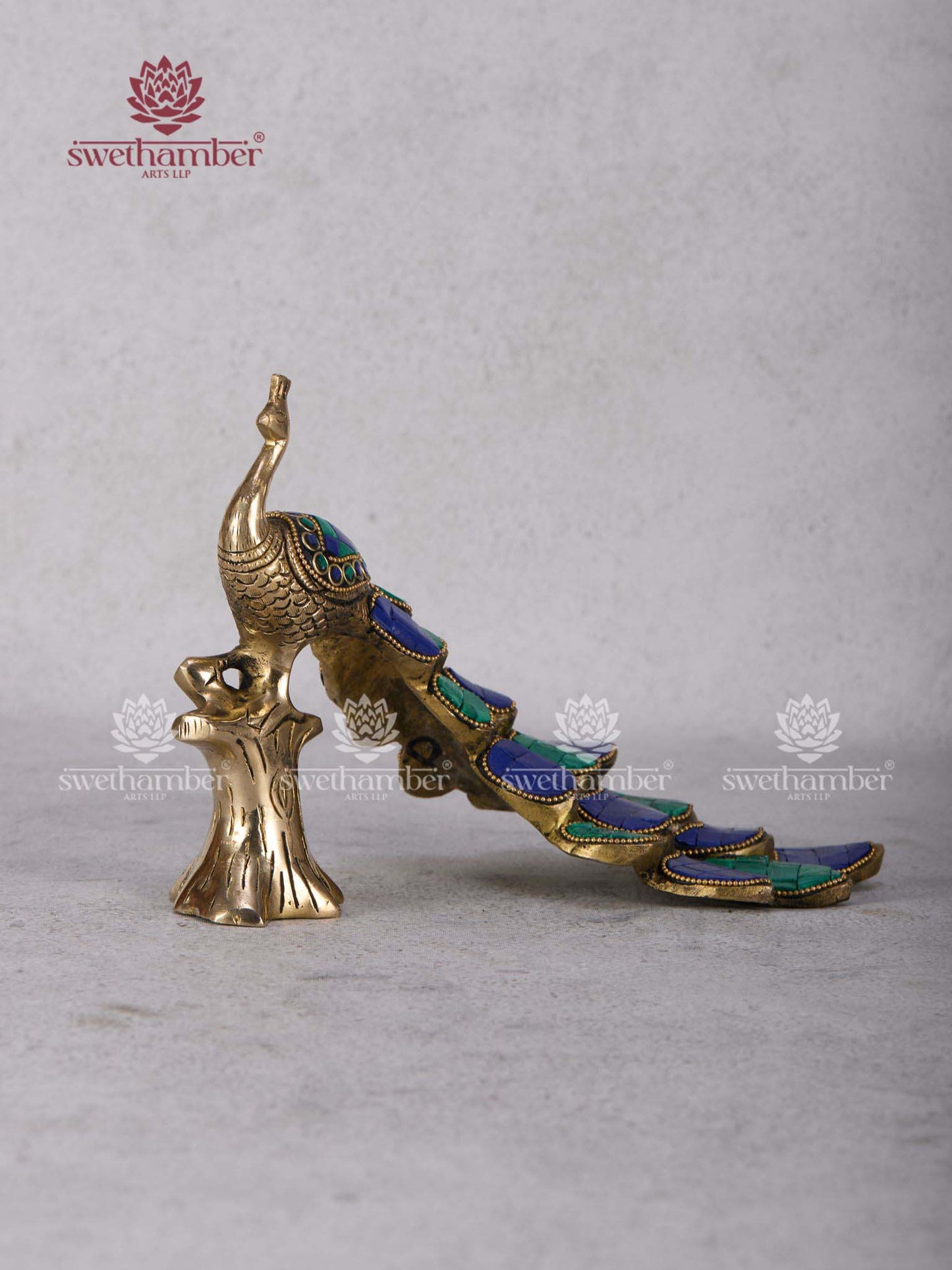Decorative  Brass Peacock Showpiece