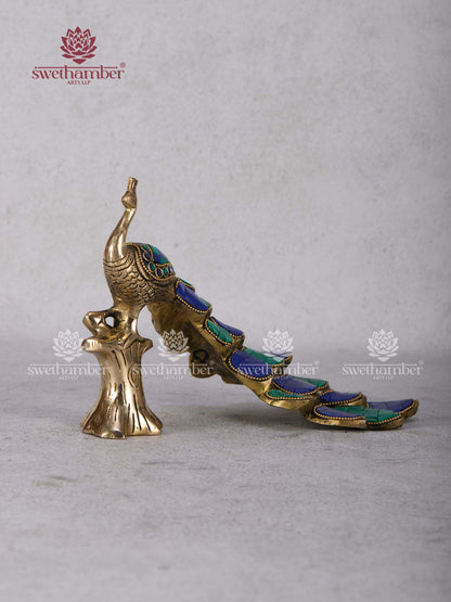 Decorative  Brass Peacock Showpiece