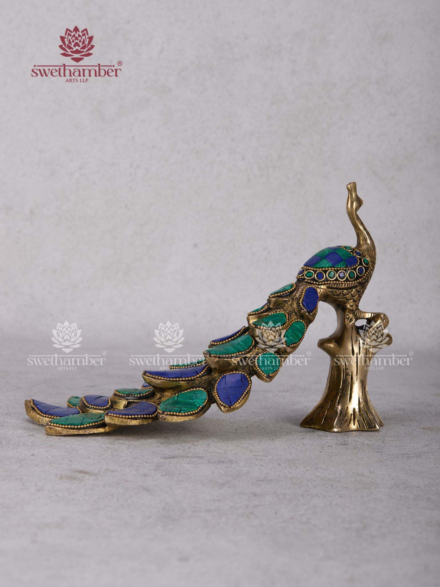 Decorative  Brass Peacock Showpiece