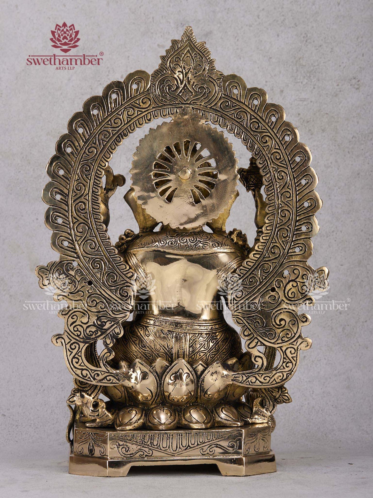 Ganesha Laxmi Saraswati Idol Set – Brass Divine Trio for Home & Office Temple