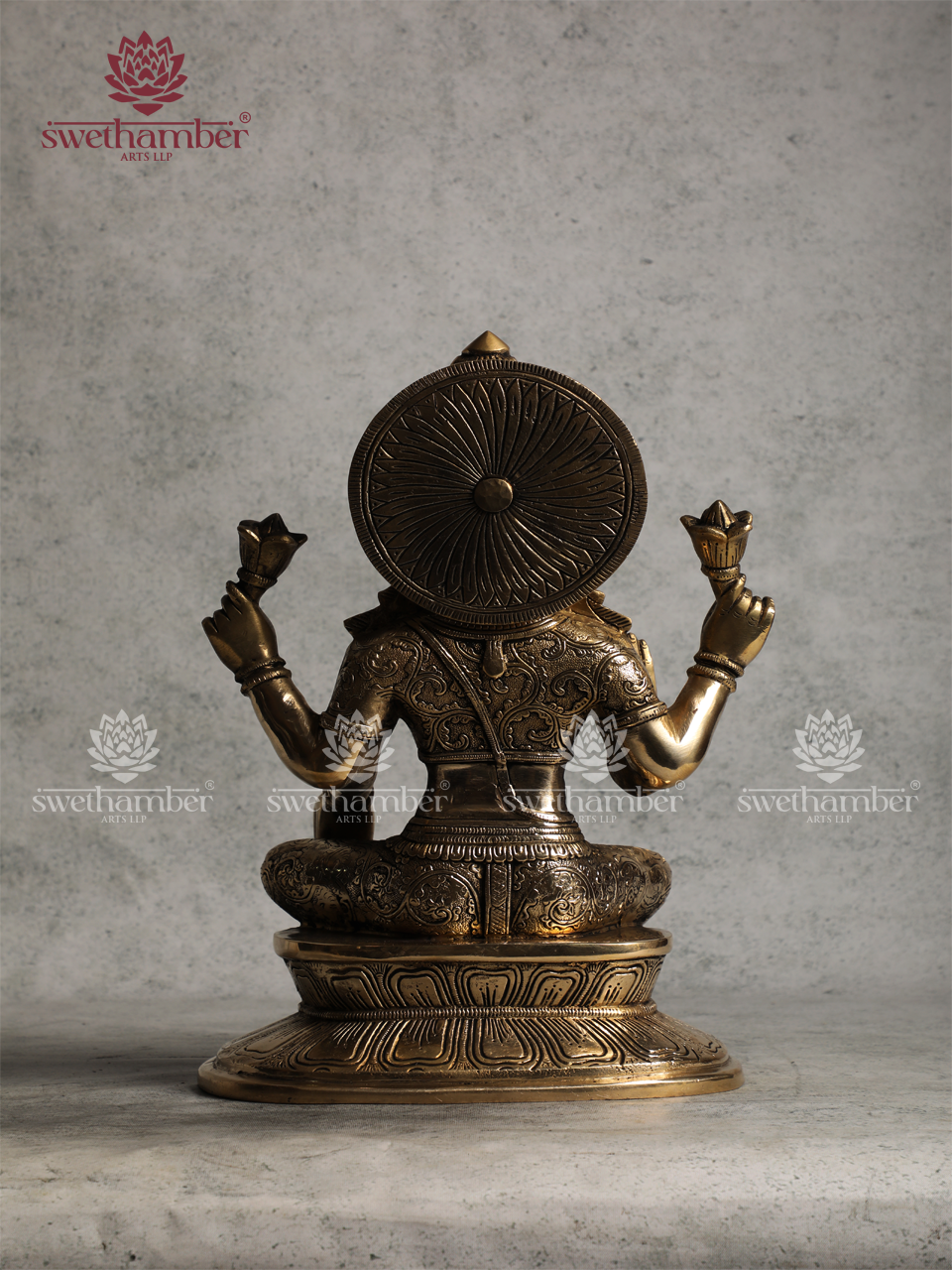 Traditional Brass Lakshmi Devi Statue