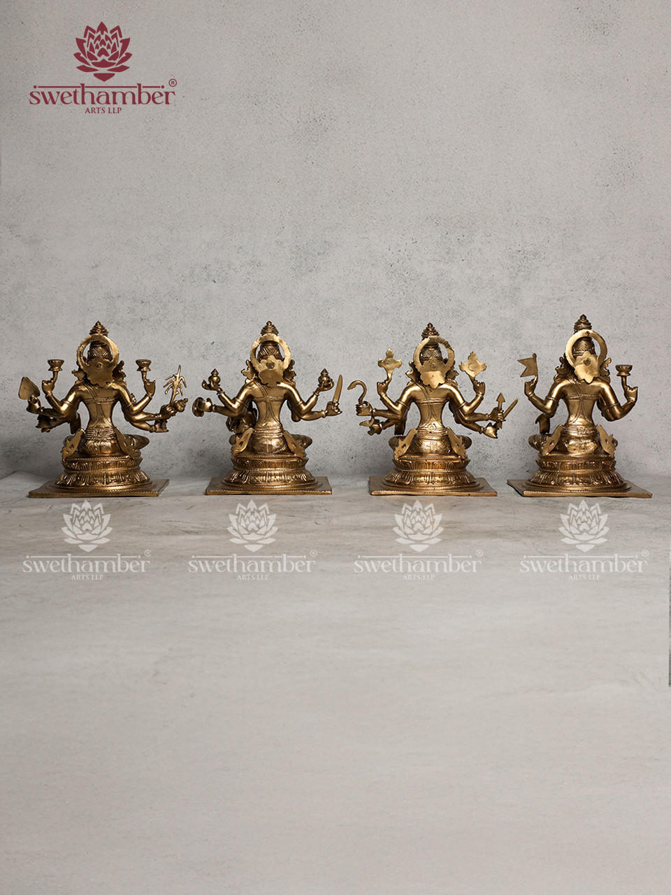 Bronze Asta Lakshmi Idols 11"