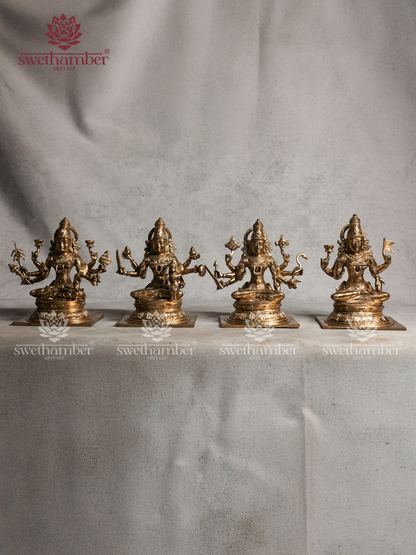 Bronze Asta Lakshmi Idols 11"