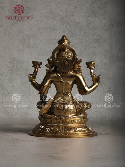 Traditional Bronze Laxmi Statue