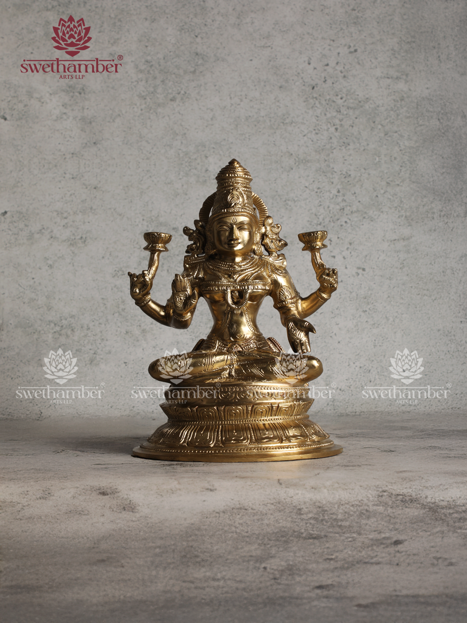 Traditional Bronze Laxmi Statue