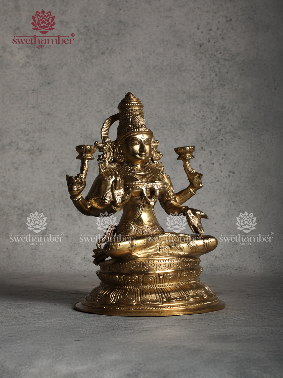 Traditional Bronze Laxmi Statue