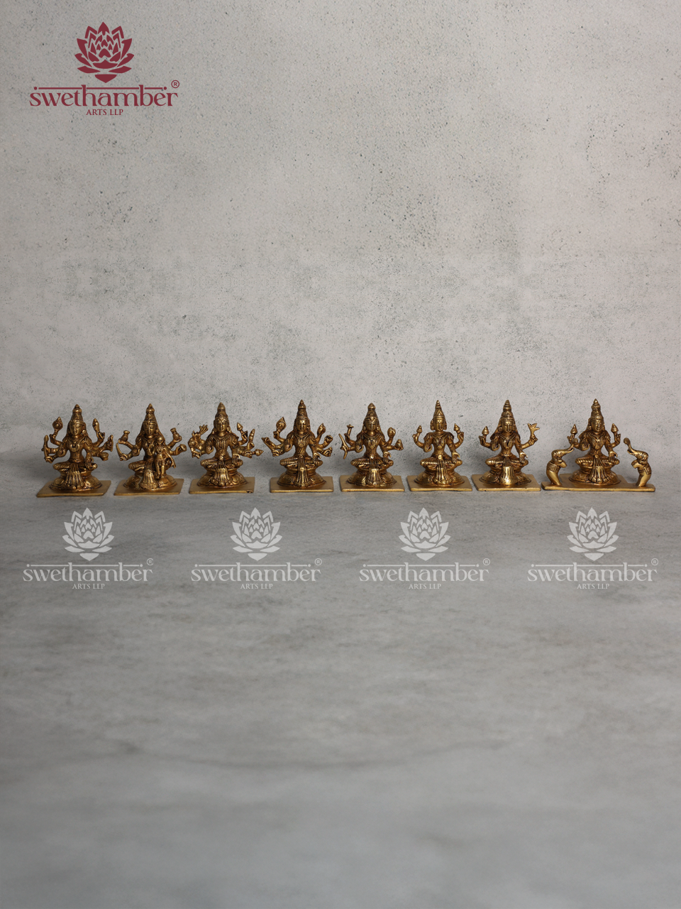 Pure Brass Ashta Lakshmi Murti – Symbol of Prosperity