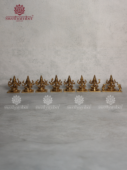 Pure Brass Ashta Lakshmi Murti – Symbol of Prosperity