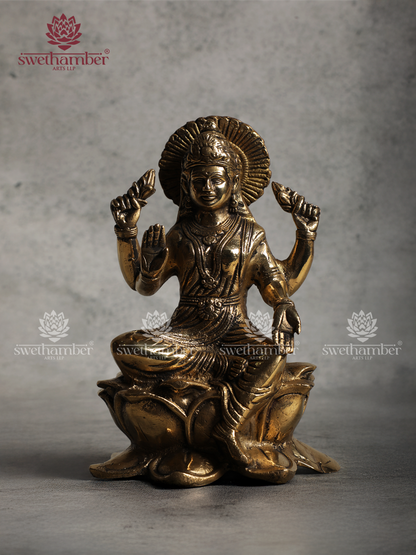 Lotus-Seated Goddess Lakshmi