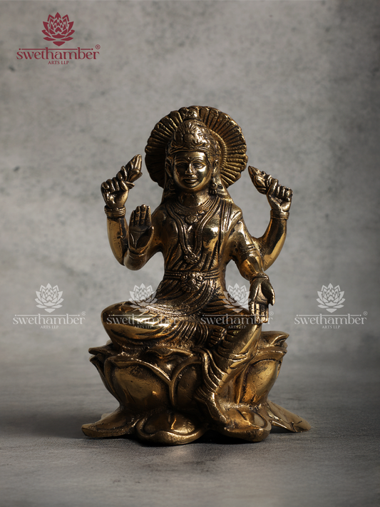 Lotus-Seated Goddess Lakshmi