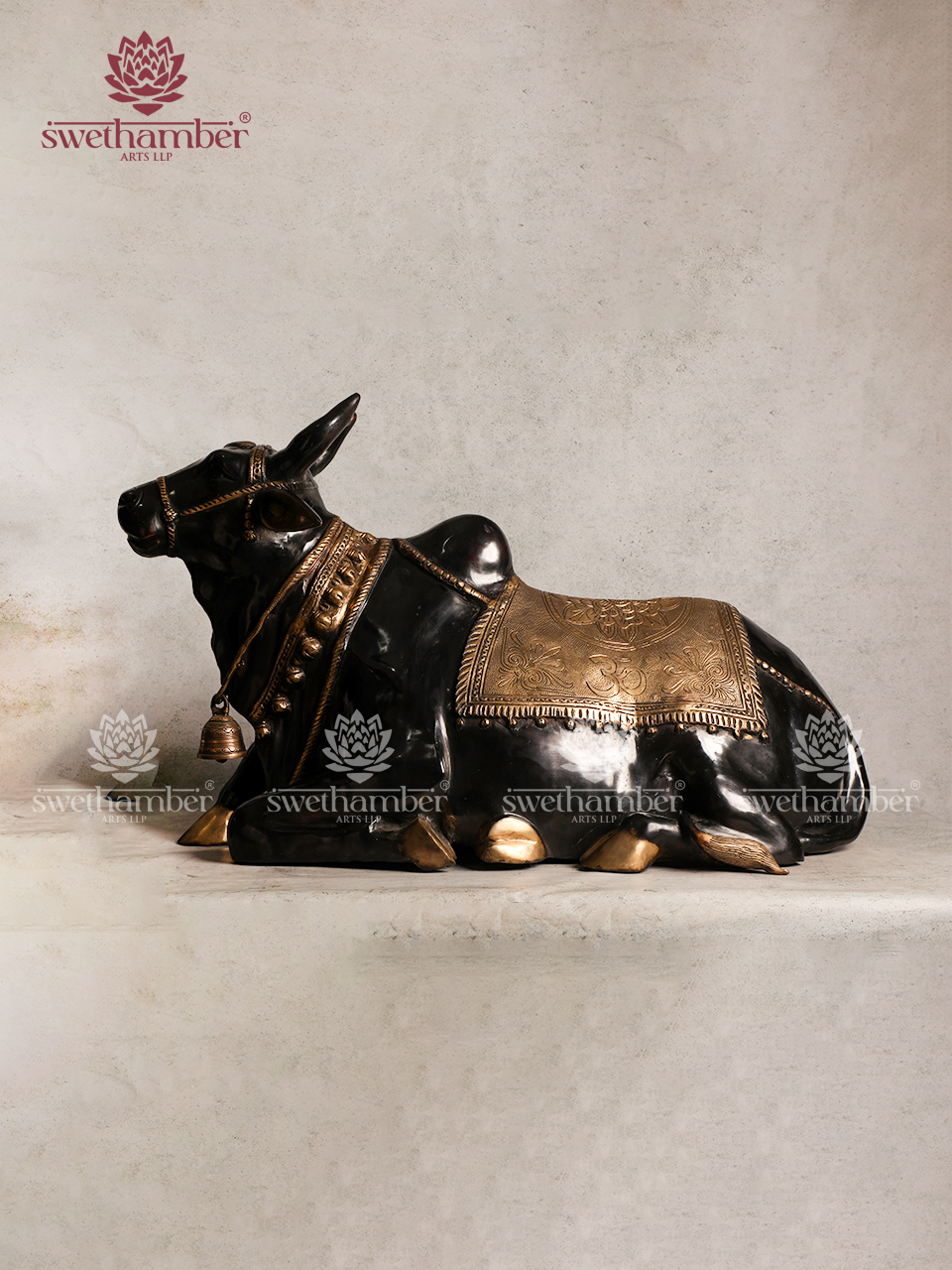 Premium Brass Nandi Murti for Vastu & Pooja