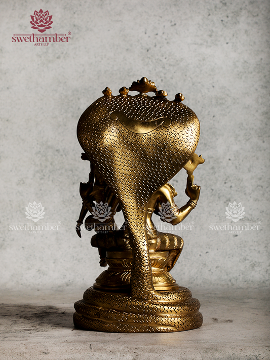 Antique Finish Narasimha Bronze Statue