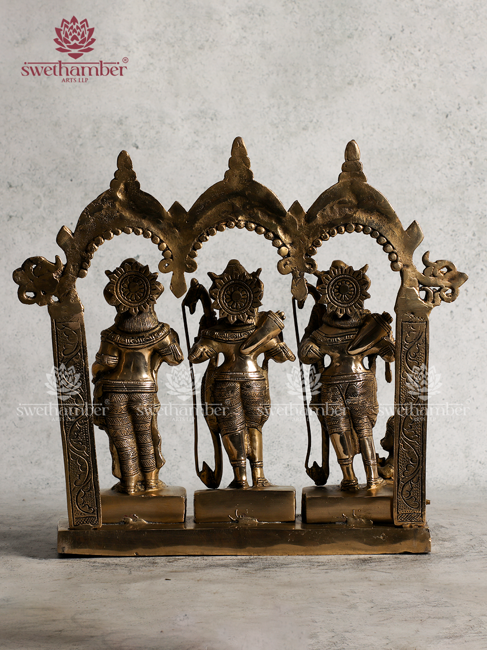 Ramdarbar Brass Statue – Divine Family of Lord Rama