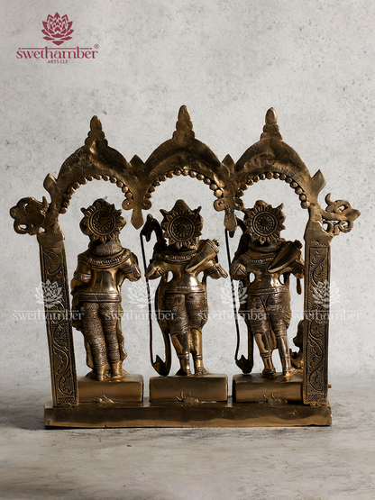 Ramdarbar Brass Statue – Divine Family of Lord Rama