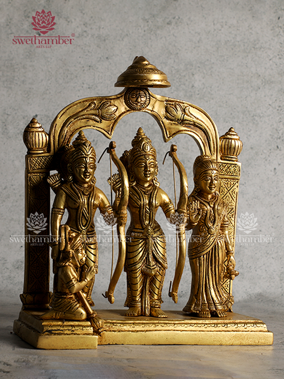 Ram Darbar Idol – Divine Blessings of Shri Ram, Sita, Lakshman & Hanuman