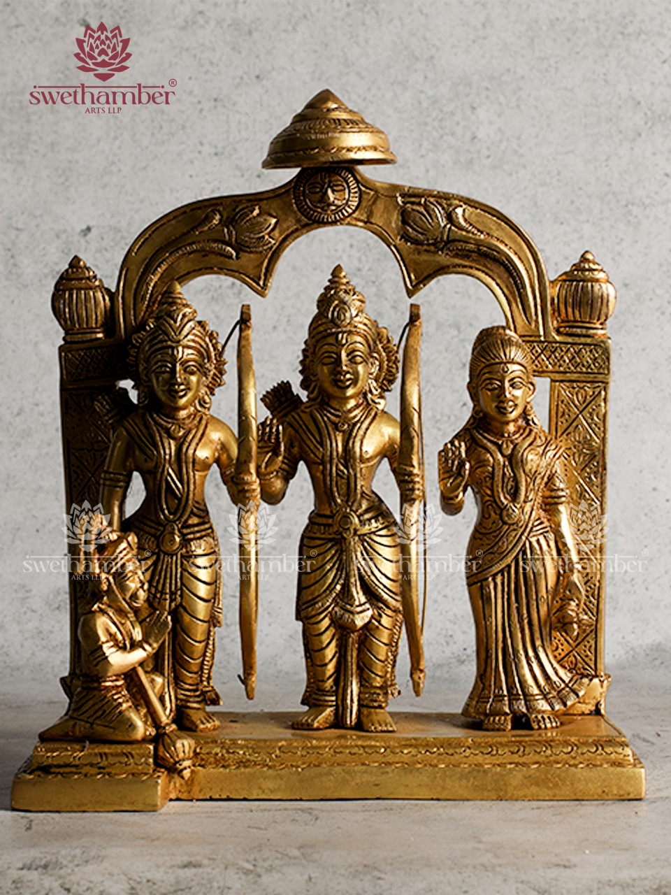 Ram Darbar Idol – Divine Blessings of Shri Ram, Sita, Lakshman & Hanuman